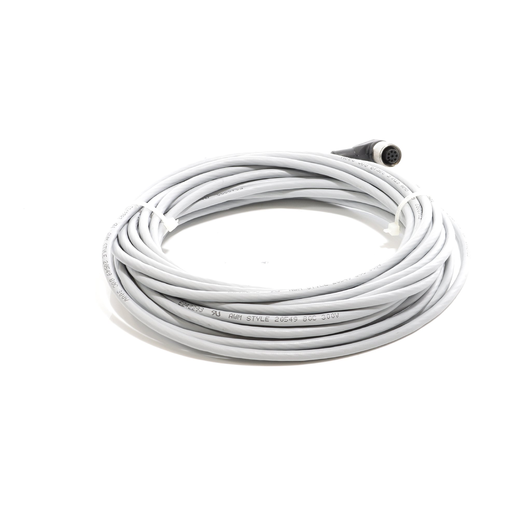 Anschlussleitung mit abgewinkelten Steckverbinder M12 C-M12F08-08X025PU10,0-MA-113189 Neu OVP